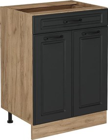 Szafka dolna do kuchni antracytowy domek wiejski 60x46x81.6 r-line