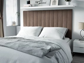 Tapicerowany panel ścienny FRAME LINCOLN 15x90 cm Kolor: Jasnoszary