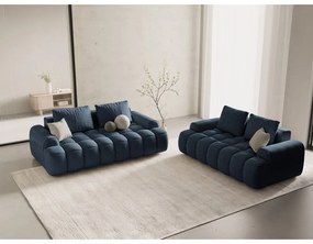 Ciemnoniebieska sofa 175 cm Linz – Cosmopolitan Design