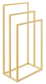 Wieszak na ręczniki RM-02 potrójny złoty BALTICA DESIGN