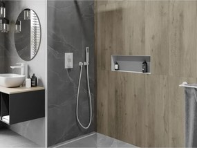 Mexen X-Wall-NR półka wnękowa bez kołnierza 60 x 20 cm, biała - 1921602010