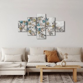 Obraz - Na gałęzi - abstrakcja (125x70 cm)