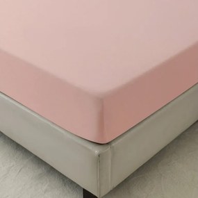 PrzytulneMieszkanie.pl Prześcieradło z mikrofibry MICROVELLE jasnoróżowe 90x200 cm