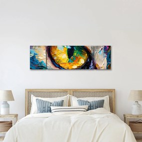 Obraz - Malowanie kocim okiem (170x50 cm)