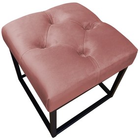 Pufa CHESTERFIELD LOFT ławka podnóżek metal MG58