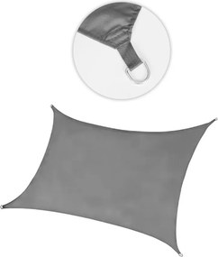 Żagiel cieniujący na taras i ogród 194G - 3x3 m, szary