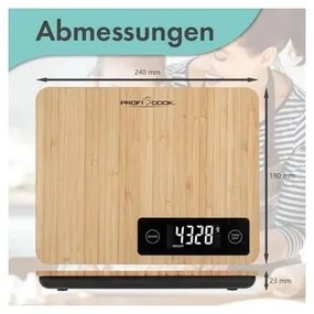 Waga kuchenna bambusowa ProfiCook KW 1271