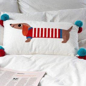 Poduszka dziecięca z mieszanki bawełny 50x33 cm Sausage Dog – Rex London