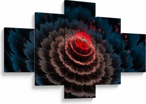Obraz abstrakcji (125x70 cm)