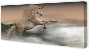 Fotoobraz na płótnie Jednorożec w Chmurach