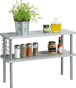 Półka kuchenna na przyprawy i przybory, 2 poziomy, KESPER