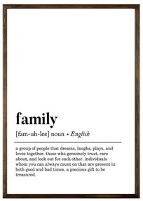 Obraz 50x70 cm Family – Wallity