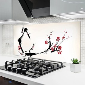 Szkło do Kuchni na Ścianę Futurystyczna Kompozycja Form