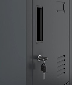 Szafa skrytkowa socjalna BHP antracytowa ROBERT 1 Plus 292 x 1720 x 450 mm