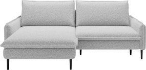 Narożnik GLOSSY z funkcją spania zestaw z poduszkami WERSAL