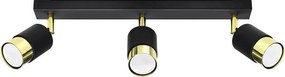 Listwa oświetleniowa NERO 3 czarna/złoty