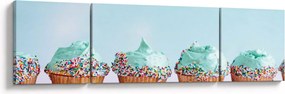 Obraz cupcakes (170x50 cm)