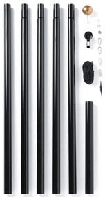 Twinkly TWP-01K-POLE-B - Stojak zewnętrzny na choinkę 6 m, czarny