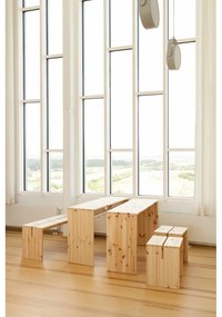 Stołek z litego drewna sosnowego w naturalnym kolorze Join-In – Karup Design