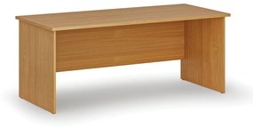 Biurko proste PRIMO WOOD, 1800 x 800 mm, buk