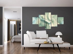 Obraz - Atramentowa abstracja (125x70 cm)