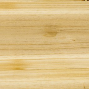 Outsunny Stojak na Rośliny z 4 Półkami Lite Drewno Odporny na Warunki Atmosferyczne Czarny Naturalny 46x25x91cm | Aosom PL