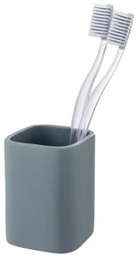 Niebieski ceramiczny kubek na szczoteczki do zębów Hexa – Wenko