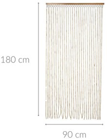 Koraliki na drzwi boho, 90 x 180 cm