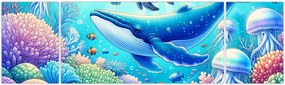 Obraz – Podwodny świat (170x50 cm)