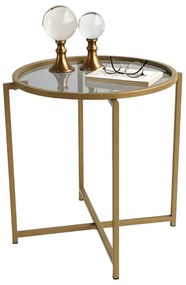 Okrągły stolik ø 50 cm Gold – Neostill