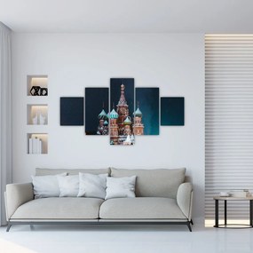 Obraz budowy w Rosji (125x70 cm)