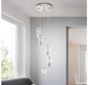 Eglo 96345 - Żyrandol LED na przewodzie FARSALA 5xG9/2,5W/230V