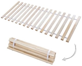 Białe łóżko dziecięce w kształcie domku 70x140 cm Montessori – Roba