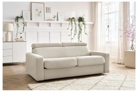 Kremowa rozkładana sofa 215 cm Monaco – Bobochic Paris