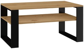 Ława Kawowa Czarny Do Narożnika Dąb Artisan + P4-B26