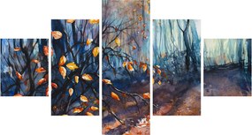 Obraz - Promienie jesiennego słońca (125x70 cm)