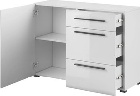 Komoda TULLIA 120 cm do Salonu Sypialni Biały