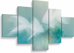 Obraz - Rybki (125x70 cm)