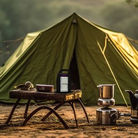 Lampa Solarna Kemp 5W 6500K, lampa kempingowa, do namiotu