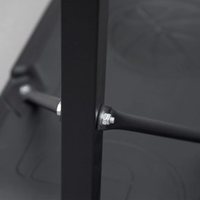 HOMCOM Kosz do Koszykówki, Regulowana Wysokość, Podstawa do Wypełnienia, Ultra Stabilny, Czarny, 131 x 49 x 195-250 cm