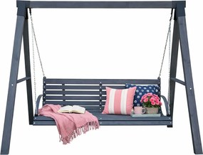 Szara huśtawka do ogrodu H6-A84