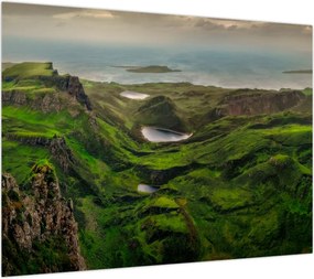 Obraz na szkle - Quiraing, Szkocja (70x50 cm)