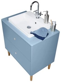 Jasnoniebieska wisząca szafka pod umywalkę 80x62 cm Color Bath – Tom Tailor