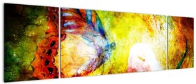 Obraz - Kosmiczny motyl (170x50 cm)