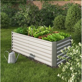 Grządka srebrny 180x60x90