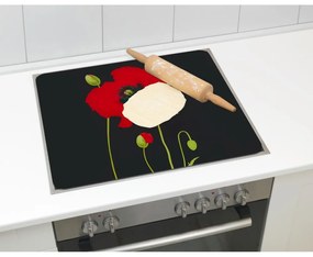 Płyta ochronna na ścianę za kuchenką ze szkła hartowanego 50x56 cm Poppy – Maximex