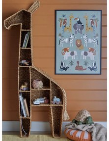 Dziecięcy regał rattanowy 46x148 cm Kalu − Bloomingville Mini