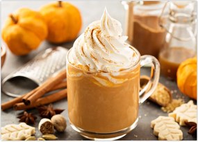 Obraz - Dyniowa latte (70x50 cm)