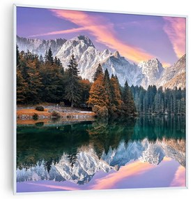 Klarstein Wonderwall Art Smart 350W 60x60cm Obraz na podczerwień Jezioro