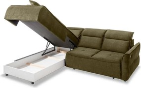 Narożnik MURILLO L z elektryczną regulacją siedziska Lewostronny w tkaninie VOGUE 10 WERSAL